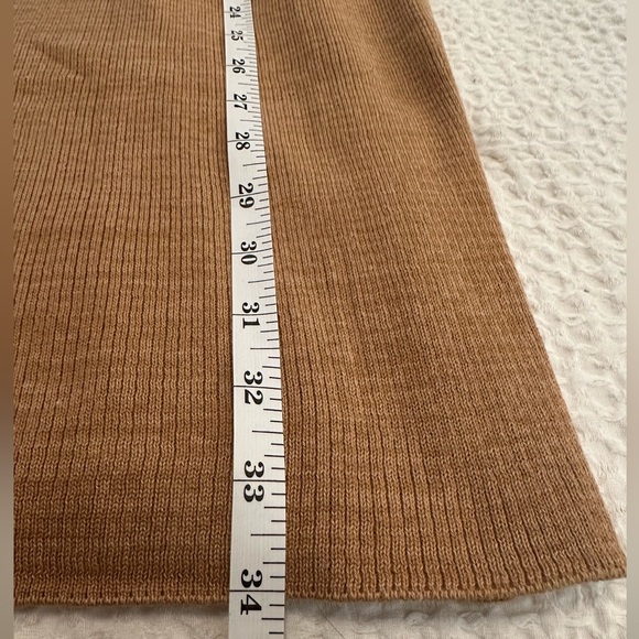 Brown Midi Sweater Skirt & Long Sleeve Sweater Top Set - Retail $100 - Like New - Picture 12 of 14
